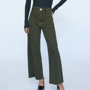 Zara marine straight jean